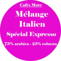 Café Expresso Mélange Italien Moulu Piston - Cafés Marc depuis 1945.