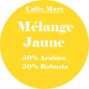 Café mélange Jaune 50/50 mouture Piston - Cafés Marc depuis 1945