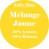 Café mélange Jaune 50/50 en Grain - Cafés Marc depuis 1945