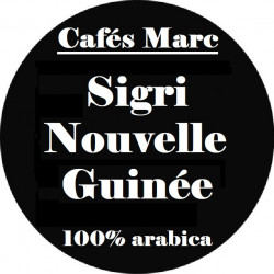 Café Sigri Nouvelle Guinée en Grain - Cafés Marc depuis 1945