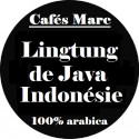 Café Lingtung de Java Indonésie moulu Piston - Cafes Marc depuis 1945