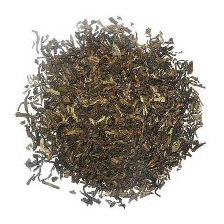 Thé Darjeeling Castelton aux notes de fruits secs et de muscat.