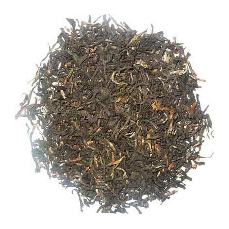 Thé Assam GFOP supérieur, thé noir aux nombreuses pointes dorées.