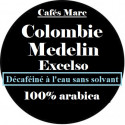 Café Décaféiné à l'eau Colombie Excelso Moulu Filtre - Cafés Marc depuis 1945
