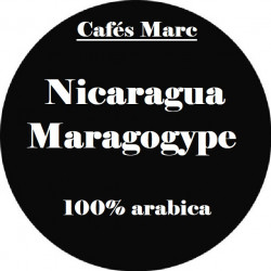 Café Maragogype du Nicaragua moulu Piston - Cafés Marc depuis 1945