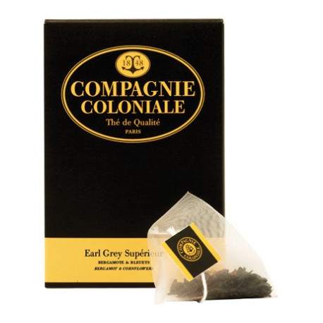 Earl Grey supérieur en sachets berlingo cristal compagnie coloniale