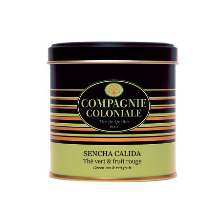 Thé vert Sencha Calida en boite de luxe Compagnie Coloniale