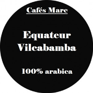 Equateur Vilcabamba en grain fraichement torréfié