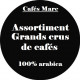 Assortiment Grands Crus de Café moulu cafetière filtre