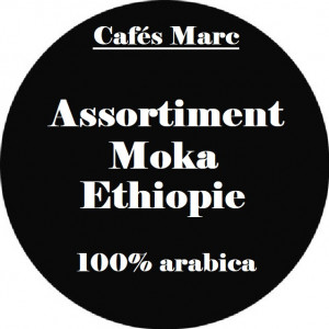 Assortiment café moka Ethiopie moulu cafetière filtre