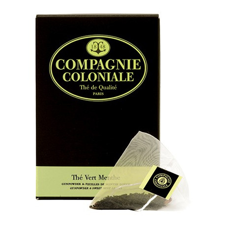 Thé vert à la menthe Compagnie Coloniale en sachet berlingo