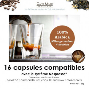 Café maison 4 arabica en capsules
