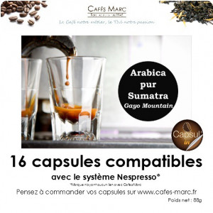 Café Sumatra Gayo Mountain en capsule