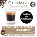 Café Guatemala Huehuetenango SHB en capsules - Cafés Marc depuis 1945