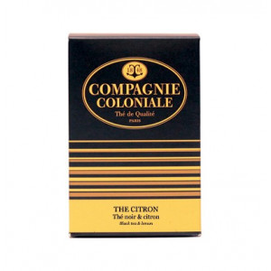 Thé au Citron en Sachet Cristal Compagnie Coloniale