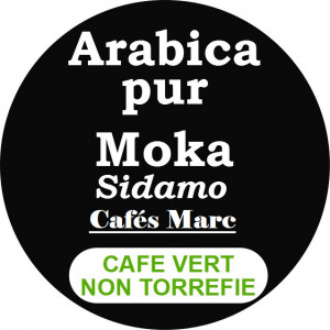 Café Moka Sidamo - non torréfié