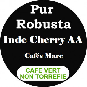 Café Robusta d'Inde - non torréfié