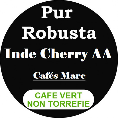 Café Robusta d'Inde - non torréfié