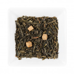 Thé vert Sencha Caramel avec morceaux - Greender's Tea