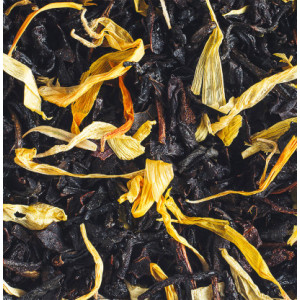 Thé noir au fruit de la passion et pétales de fleurs