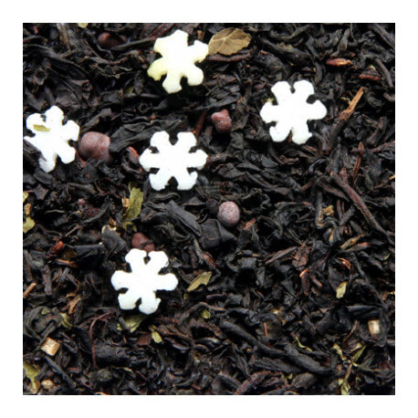 Thé noir Saint Sylvestre Compagnie & Co, thé noir aromatisé au chocolat et à la menthe