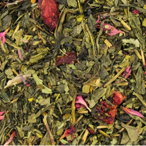 Thé vert Fraise Menthe