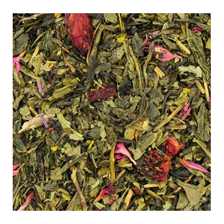 Thé vert Fraise Menthe
